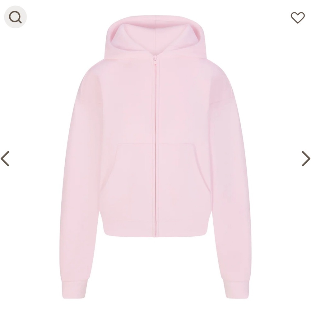 Skims cherry blossom zip up hoodie